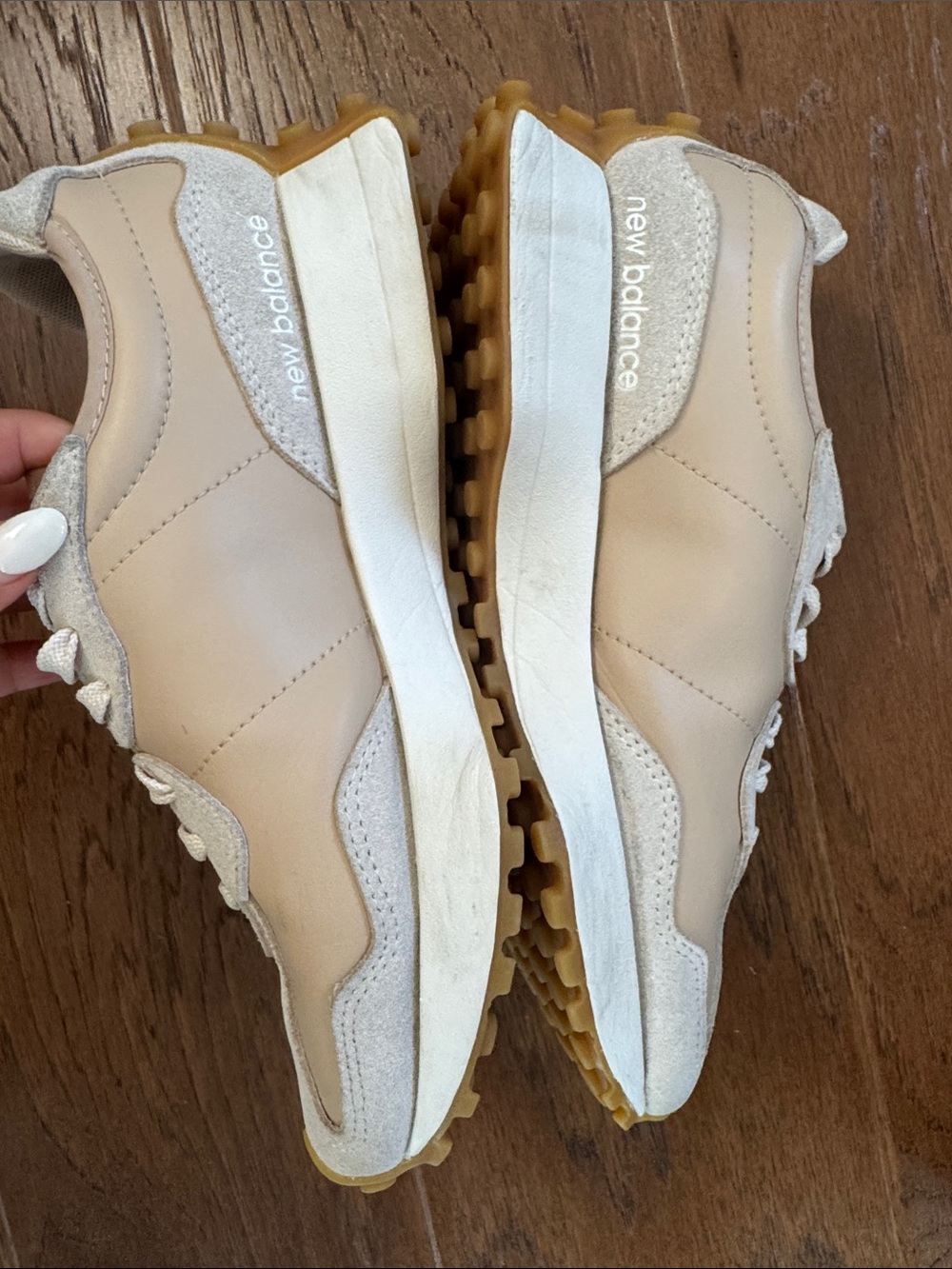 New Balance 327 Women's Sneakers - rare Bisque Desert Clay color (from Anthro) - Picture 5 of 12